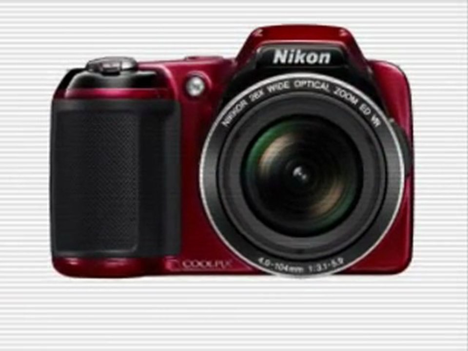 Nikon COOLPIX L810 16.1 MP Digital Camera with 26x Zoom NIKKOR ED Glass Lens and 3-inch LCD (Red)