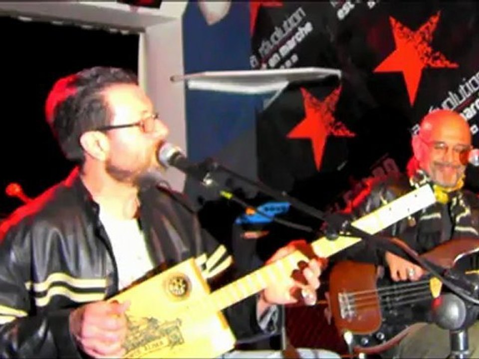 Phil Bonin & The Blues Technicians "Black Cat Moan" dans le Blues Café Live