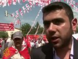 Turkish nationalists rally in Kurdish city