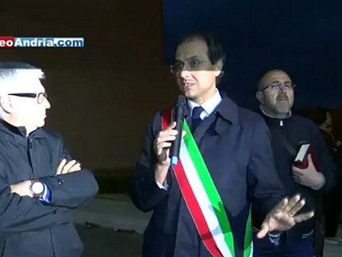 Andria: Inaugurazione della pubblica illuminazione in via Pastore