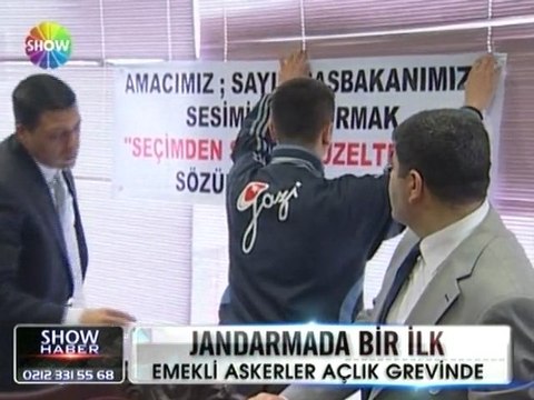 Emekli askerler açlık grevinde - 14 mayıs 2012