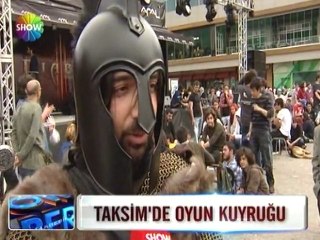 Taksim'de oyun kuyruğu - 14 mayıs 2012