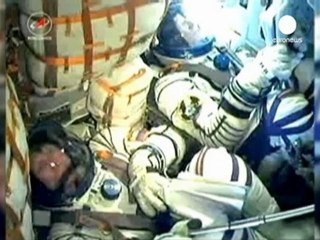 Une fusée Soyouz en route vers l'ISS