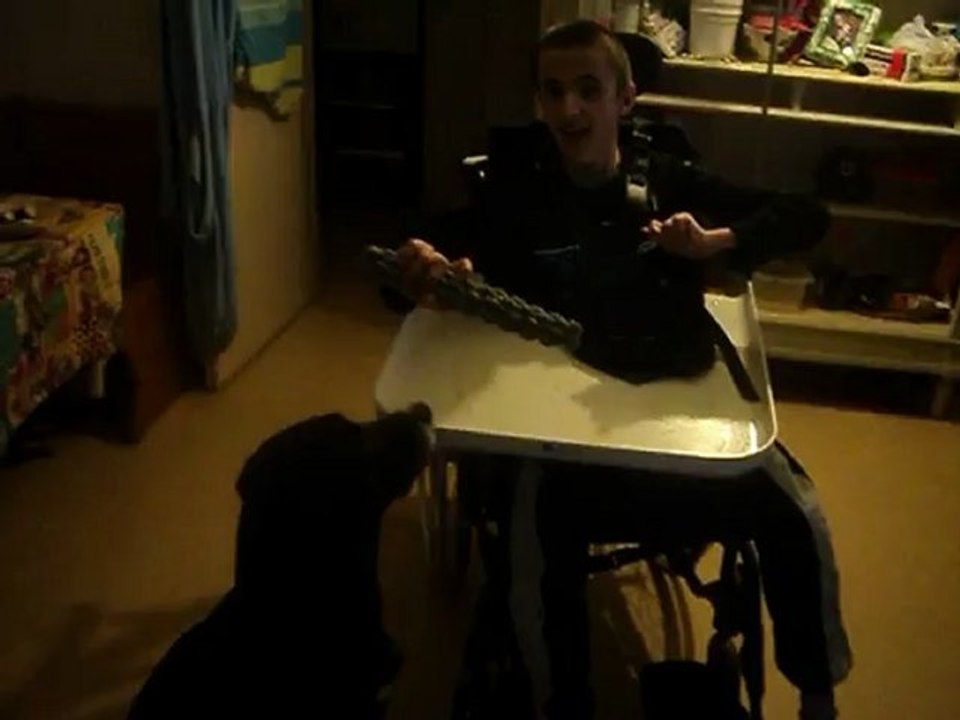 loic et son chien