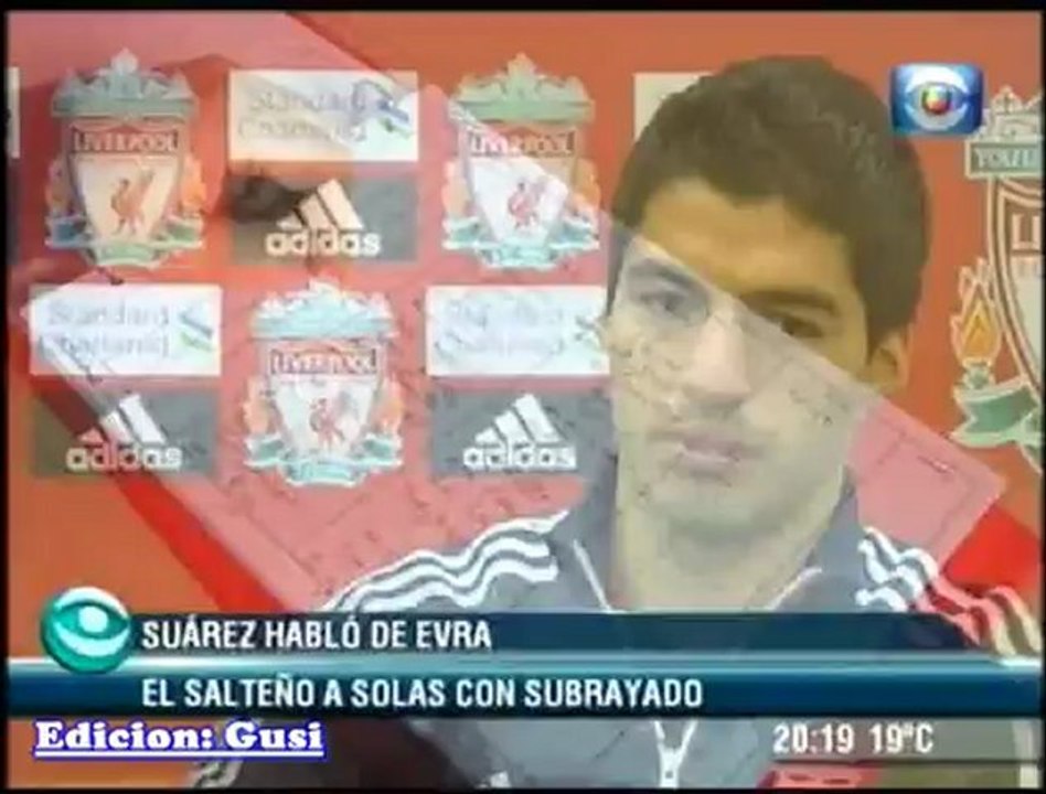 Suarez hablo de evra