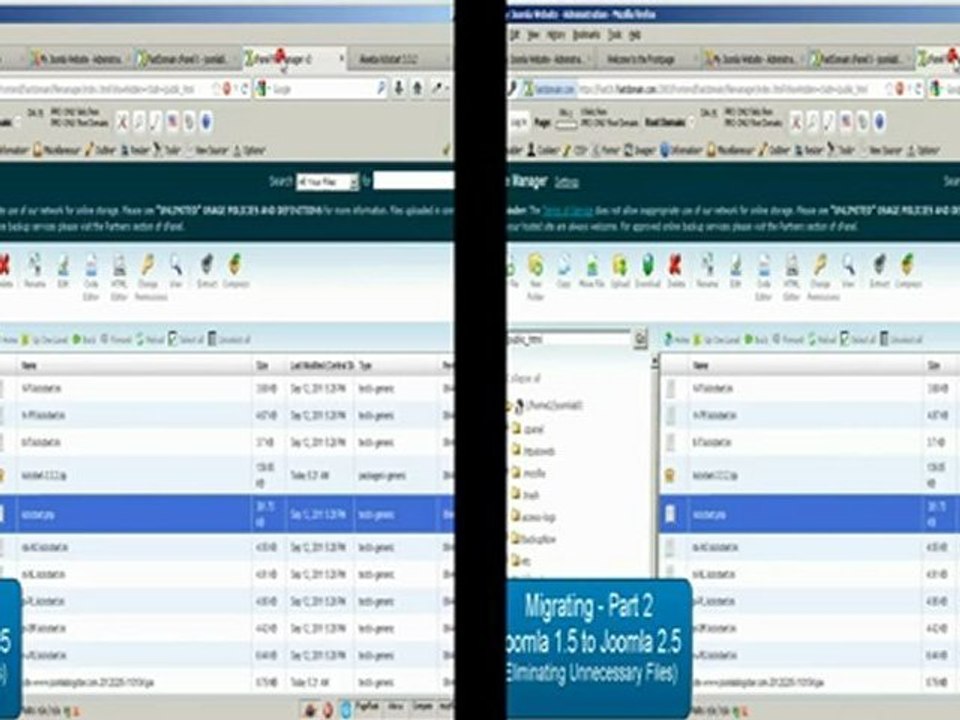 How to migrate Joomla 1.5 to Joomla 2.5 - [Part 2]