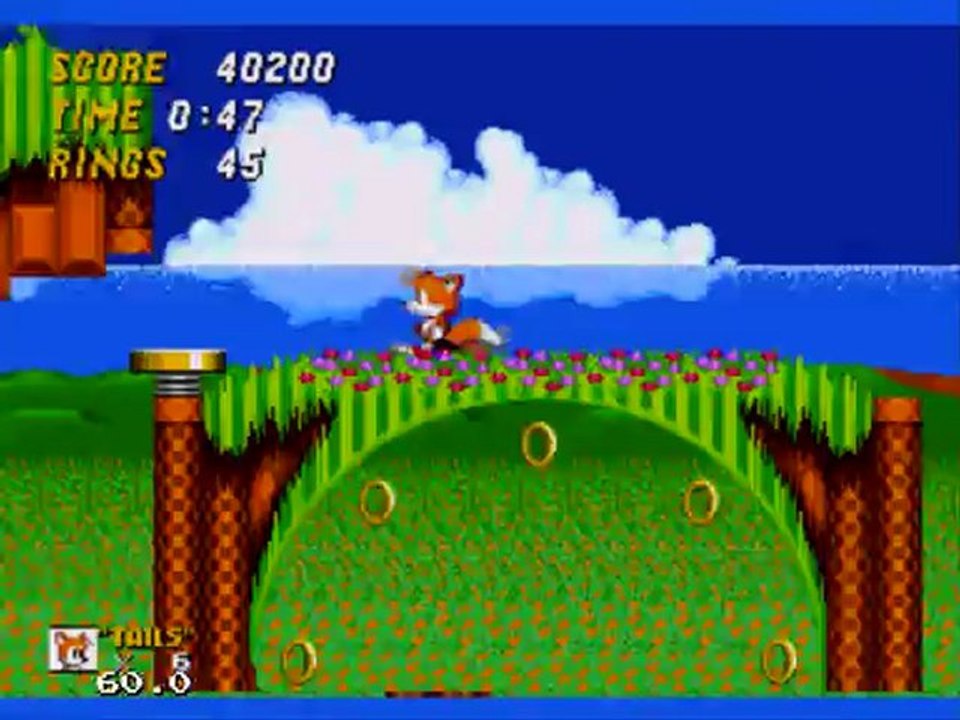 Sonic 2 Playthrough Tails Solo Part 1 - (Emerald Hill Zone)