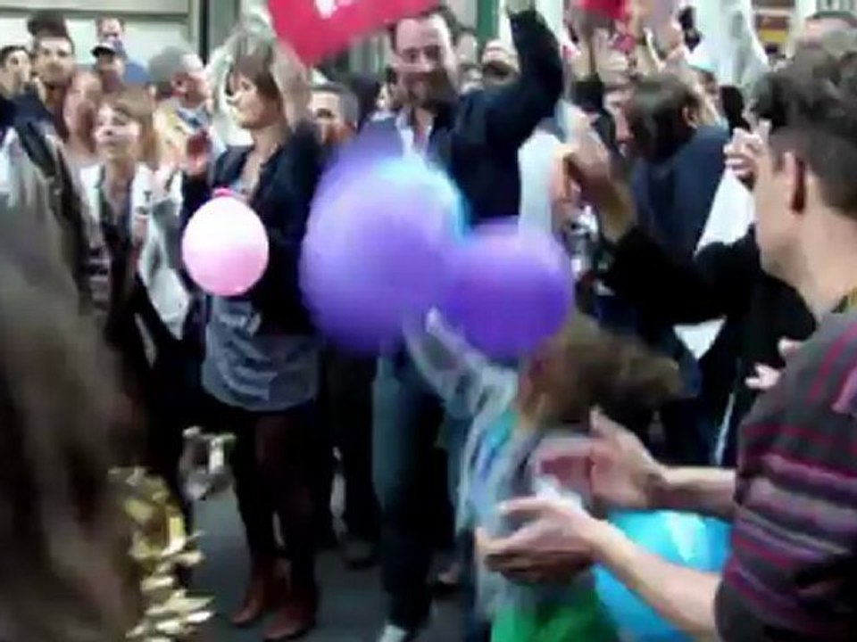 Victoire de François Hollande à la Federation - Dimanche 6 mai 2012