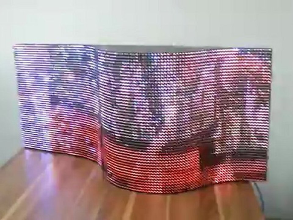 P10 rubber flexible led screen