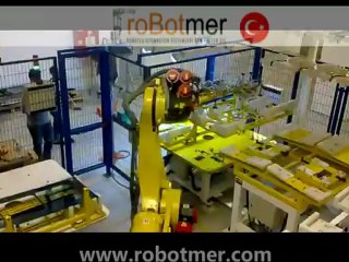 FANUC ROBOT GLASS DISPENSE - CAM MASTIKLEME ROBOTU