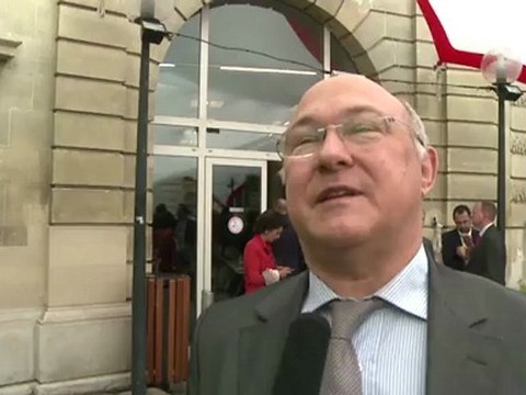 Réaction de Michel Sapin avant l'ouverture du Bureau National du 09/05/2012