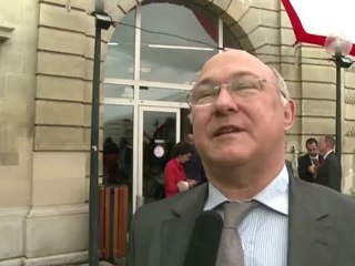 Réaction de Michel Sapin avant l'ouverture du Bureau National du 09/05/2012