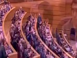 Duro debate entre entre Mariano Rajoy y Marcelino Iglesias en el Senado
