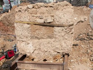 Chartres: un aqueduc romain découvert par le service Archéologie de la Ville.