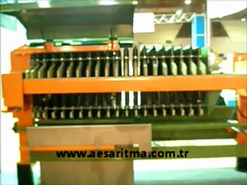 Filtre Pres Otomatik Plaka Silkeleme Filter Press with Automatic Plate Shaking