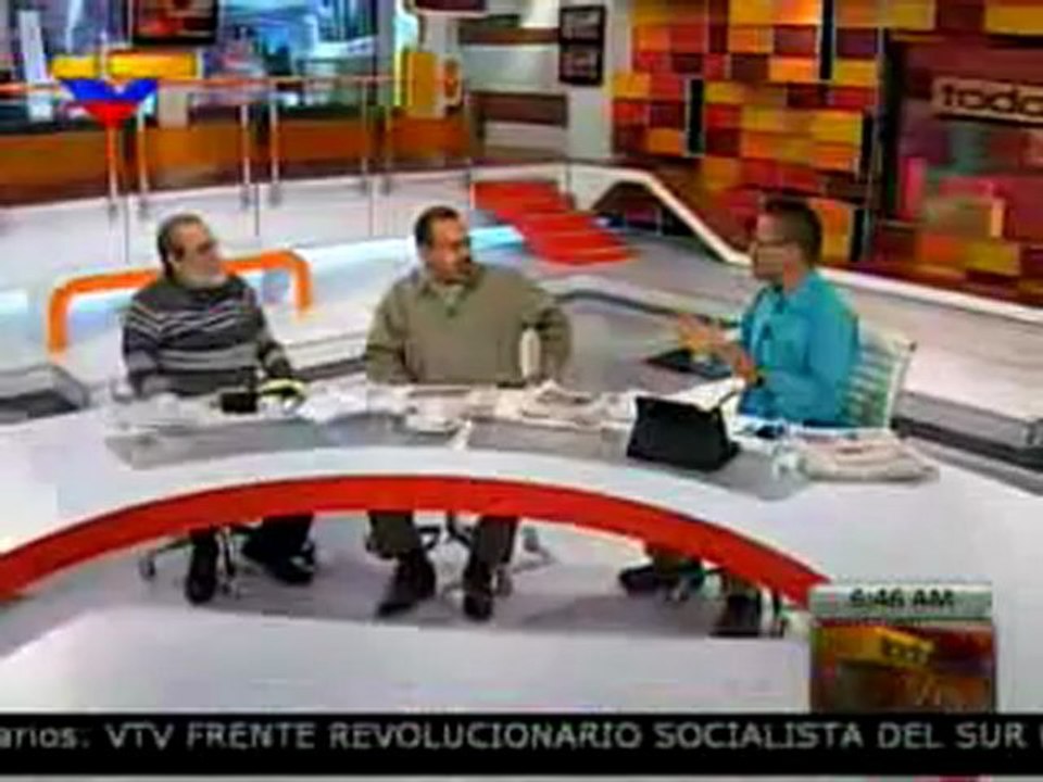 (VÍDEO) Toda Venezuela Roberto Hernandez escritor y Sergio Rodriguez analista internacional 08.05.2012  1/3