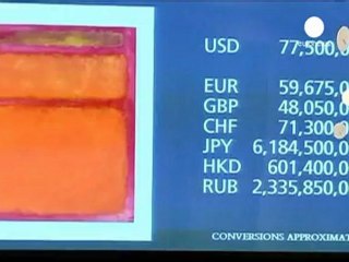 Una obra de Rothko bate récords en Nueva York