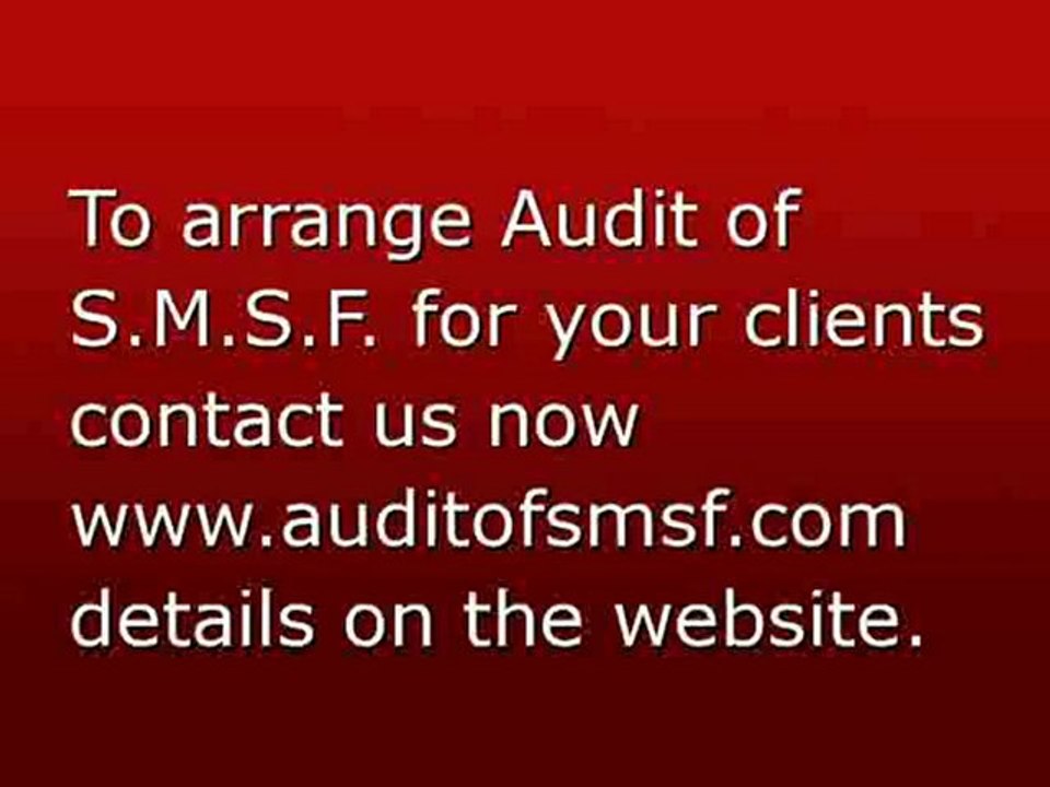 Audit of SMSF