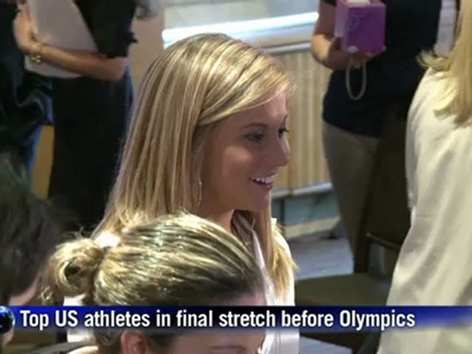 Top US athletes in final stretch before Olympics