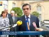 Fillon remettra la démission du gouvernement jeudi