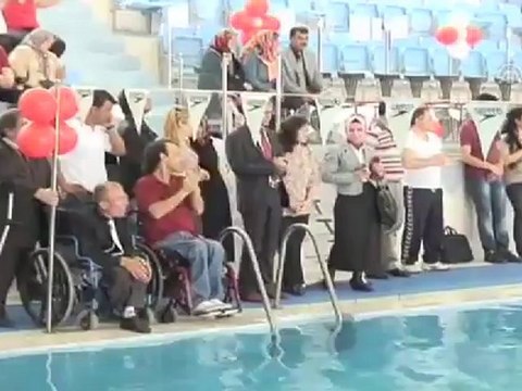 Engelliler,havuzda Tüzmen'i geçti