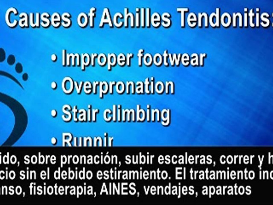 Tendinitis de Aquiles - Podólogo - NYC Manhattan y White Plains, NY