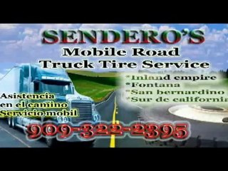 road mobile service truck tire fontana sn bernardino inland empire sur de california usa