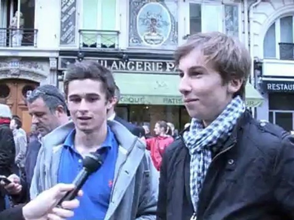 2012 est à vous | Réactions de la rue le 6 mai 2012