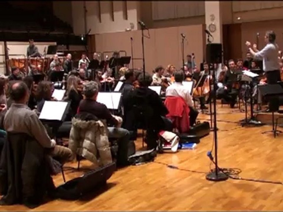 Millénium 2 en feuilleton radiophonique. Enregistrement de la musique originale