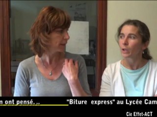 Ce qu'il en ont pensé - Biture Express au lycée Camille Vernet (Valence)