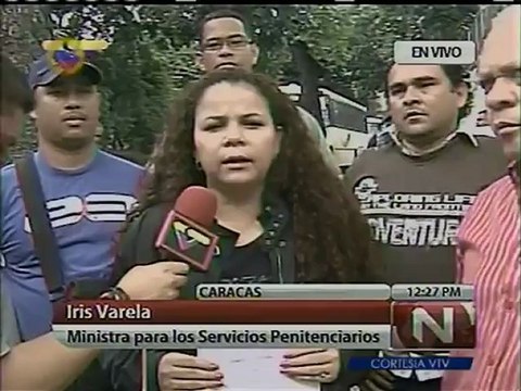 Ministra Varela hace un llamado a la reflexión a reos de La Planta