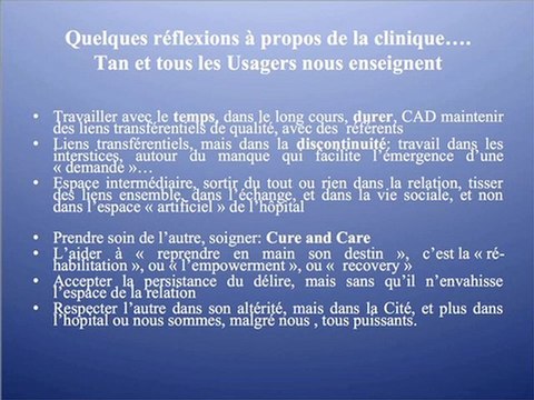 Docteur Dolorès Torrès (Audio + Présentation PowerPoint) Réhabilitation, logement et accompagnement , 2ème Congrès de Réhabilitation Psychosociale