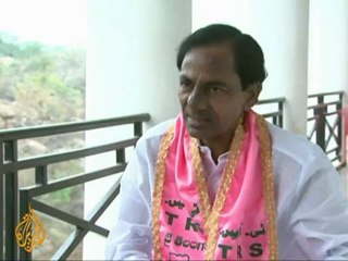 Indian students fight for a new state