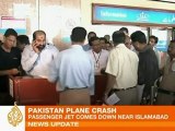Scores killed in Pakistan plane crash