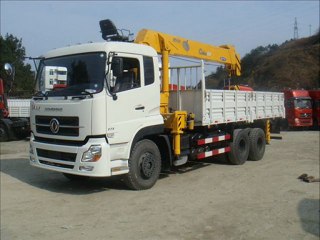 xe tai gan cau, xe cau Dongfeng