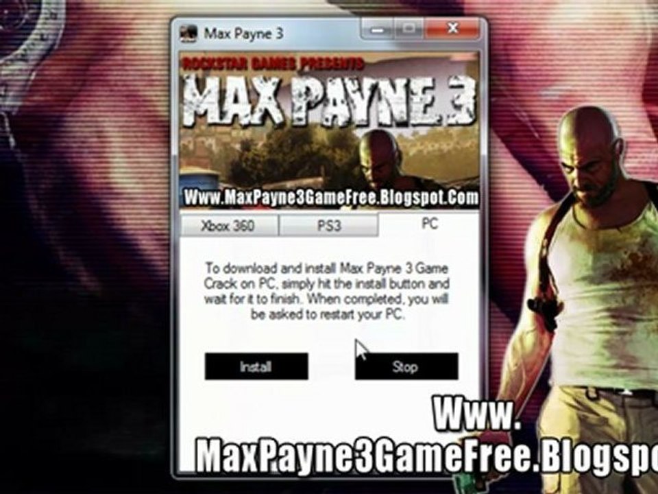 How to Get Max Payne 3 Game Crack Free on PC, Xbox 360 And PS3!!