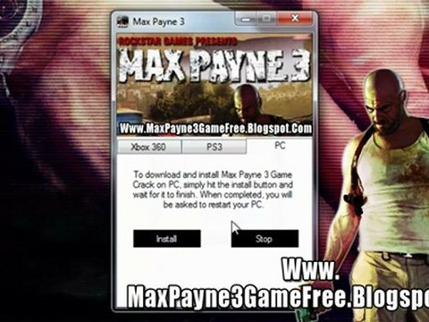 How to Install Max Payne 3 Game Free on Xbox 360 PS3 And PC