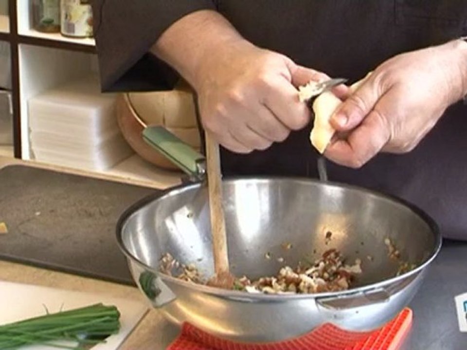 Cuisine : Recette : champignons farcis au pesto