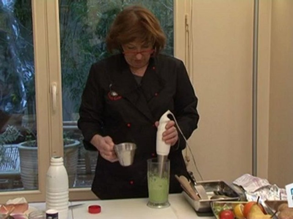 Cuisine : Recette de soupe : brocolis au jambon croquant