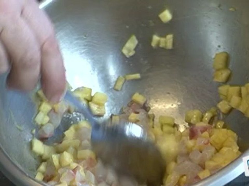 Cuisine : Recette : tartare de daurade royale à l’ananas