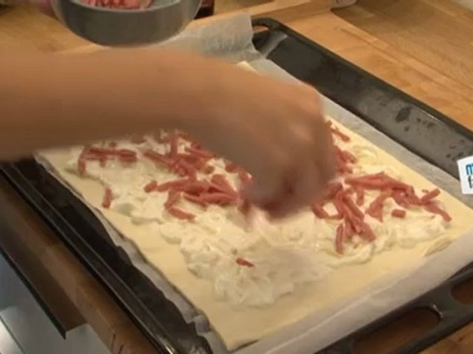 Cuisine : Recette de la tarte flambée allégé