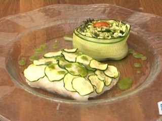 Cuisine : Recette de filet de flétan en écueil de courgette