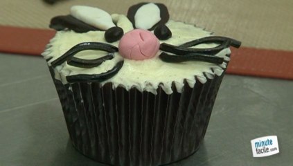 Faire un cupcake lapin de Pâques