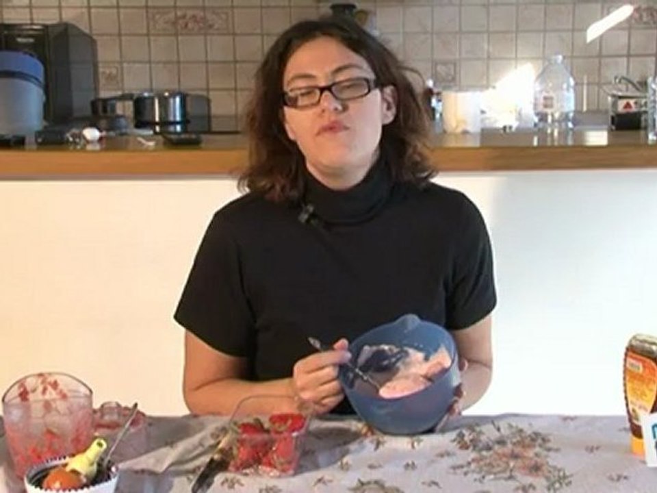 Beauté mode : Masque à la fraise pour peau grasse