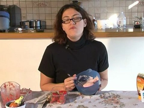 Beauté mode : Masque à la fraise pour peau grasse