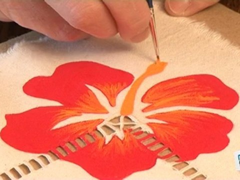 Sports Loisirs : Faire un set de table à décoration tropicale