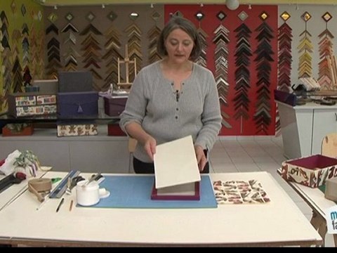 Sports Loisirs : Habiller le couvercle d'une boîte à chaussures