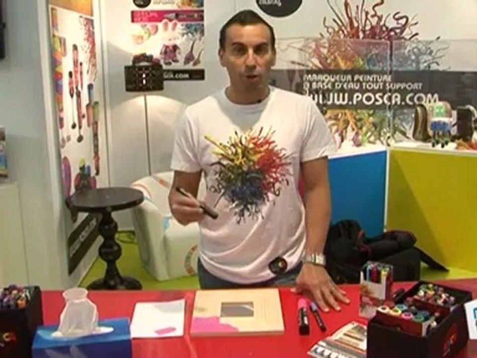 Sports Loisirs : Marqueurs peinture:Appliquer sur un support bois