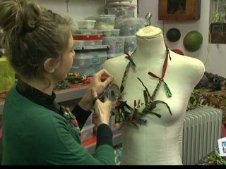 Tuto collier avec les chutes de tissu