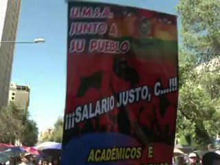 Huelgas y conflictos en Bolivia